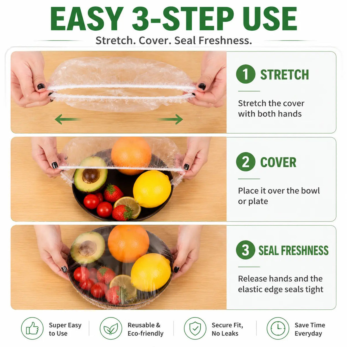 🔥Disposable Stretch Food Covers for Bowls & Plates