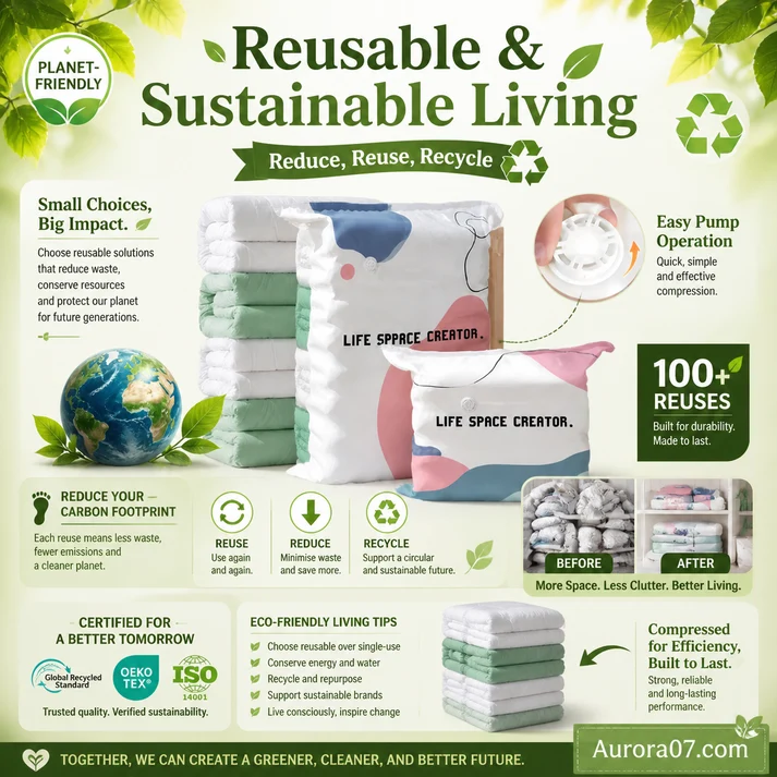 ⏳ Limited Offer 🔥 – No-Pump Vacuum Bags