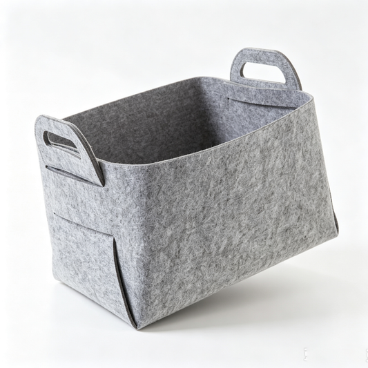 Foldable Felt Laundry Basket