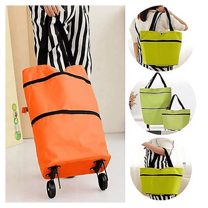 🔥2026 Hot Sale🔥 2 in 1 Foldable Shopping Cart Bag🎁