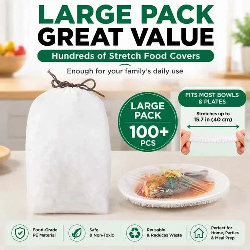 🔥Disposable Stretch Food Covers for Bowls & Plates