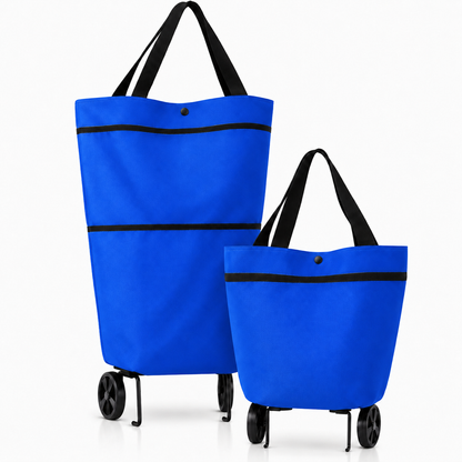 🔥2026 Hot Sale🔥 2 in 1 Foldable Shopping Cart Bag🎁
